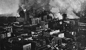 World Earthquake North Prints: Earthquake Fire