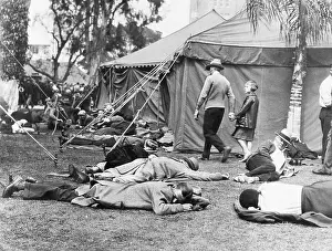 Long Beach Prints: Earthquake Victims Sleeping on Grass