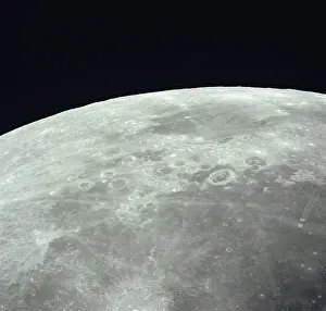 Stocktrek Prints: Earths moon taken from the Apollo 16 spacecraft, april 1972
