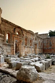 Images Dated 21st August 2008: East Basilica at the Church of Saint Simeon Stylites, Syria