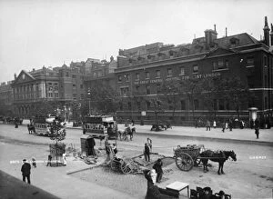 Horse-drawn Trams (Horsecars) Gallery: East End Hospital