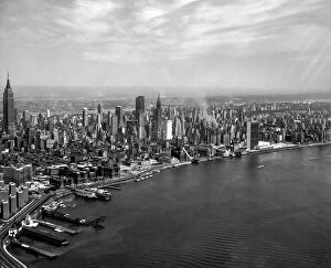 Aerial View Collection: East Midtown Skyline
