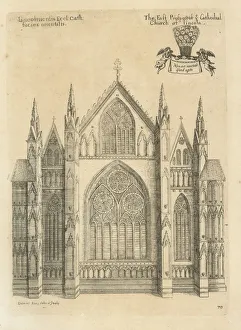 Pinnacle Collection: East Prospect of ye Cathedral Church of Lincoln 1660