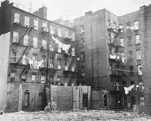 Laundry Prints: East Side Tenement Apartment Buildings