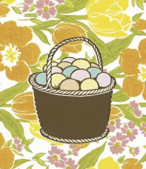 Springtime Gallery: Easter egg basket