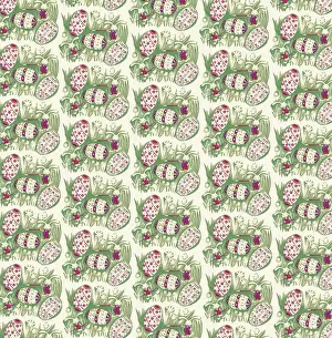 Backg Prints: Easter Egg Pattern