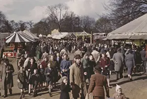 Funfair Prints: Easter Fair In Hampstead