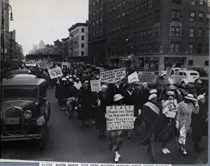 Easter Prints: Easter Paraders with Father Divine Placards