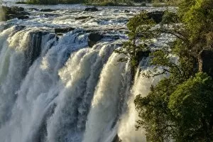 World Heritage Site Gallery: The Eastern Cataract. Victoria Falls. Livingstone. Zambia