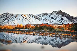 Images Dated 26th March 2010: Eastern sierra mountains at sunset