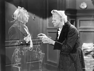 Ebenezer Scrooge Talking to Marley's Ghost