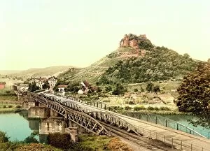 Fortification Collection: The Ebernburg, Bad Muenster im Nahetal, Rhineland-Palatinate, Germany, Historic