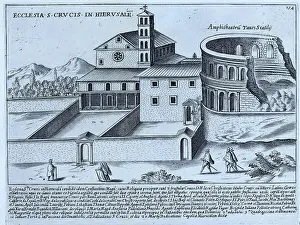 Seventeenth Century Prints: Ecclesia S. Crucis in Hierusalem