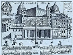 Basilicas Prints: Ecclesia S. Mariae Maioris, The Church of Santa Maria Maggiore