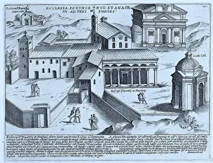 Holy Prints: Ecclesia S. S. Vincentii Et Anastasii Ad Tres Fontes