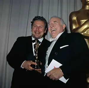 Ed Begley Posing with Peter Ustinov