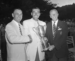 Springfield Prints: Ed Furgol Receiving Trophy