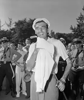 Springfield Prints: Ed Furgol Smiling After Victory