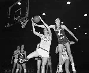 Minneapolis Prints: Ed Head and Bill Spivey Battling at the Net