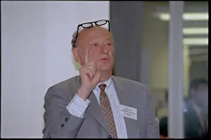 Ed Koch Speaking at Conference