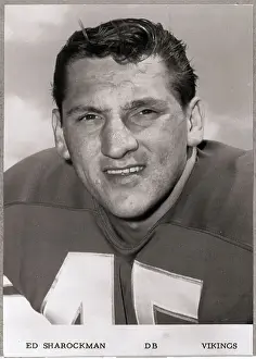 Jersey Prints: Ed Sharockman of the Minnesota Vikings