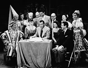 Lyricist Prints: Ed Sullivan and Guests Celebrating Television Show Anniversary