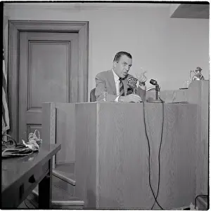 Conspiracy Prints: Ed Sullivan Points; Testifis Into Mic