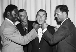 Gagged Prints: Ed Sullivan W/Ezzard Charles &Ed Furgol