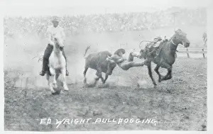 Difficult Prints: Ed Wright Leaping from Horse to Horse