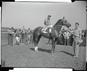 Eddie Acaro Sitting on Horse