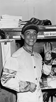 Fingers Prints: Eddie Arcara Holding Up Three Fingers