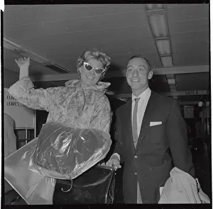 Eddie Arcaro and Wife in Transit