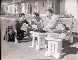 Eddie Cantor with Milton Berle and Sidney Fields