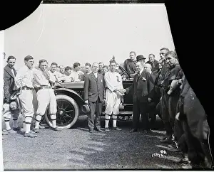 Presentation Prints: Eddie Collins Receives Car In Presentati