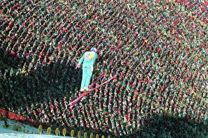 Eddie Edwards Performing Ski Jump