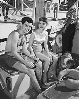Eddie Fisher and Debbie Reynolds During Honeymoon