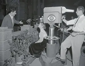 Eddie Fisher and Debbie Reynolds Rehearsing