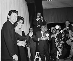 Eddie Fisher and Elizabeth Taylor at Academy Awards