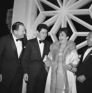 Eddie Fisher and Elizabeth Taylor Arriving at Theater