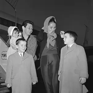 Loyalty Prints: Eddie Fisher with Elizabeth Taylor and Children