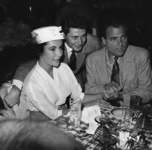 Eddie Fisher and Friends at Table