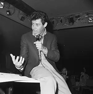 Eddie Fisher Gesturing While Singing