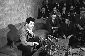 Eddie Fisher at Microphone Setup