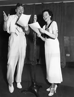 Television And Radio Prints: Eddie & Grace