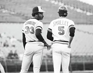 Opponent Prints: Eddie Murray Holding on to Roy Smalley's Pocket