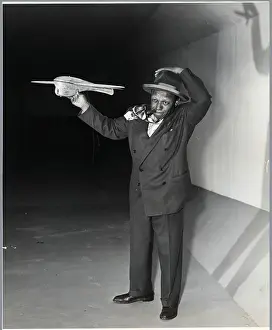 Stereotypes Prints: Eddie Rochester Anderson In Wind Tunne