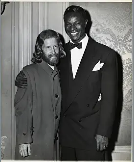 Eden Ahbez Standing W/Nat King Cole