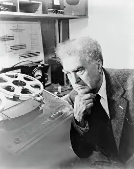 Edgard Varese Listening to His Poeme Electronique