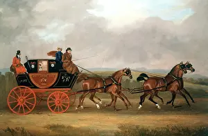 Transport Prints: Edinburgh-London Royal Mail'. Artist: D Dally