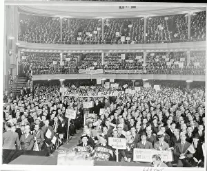 Edison Employees Rallying at Manhattan Center